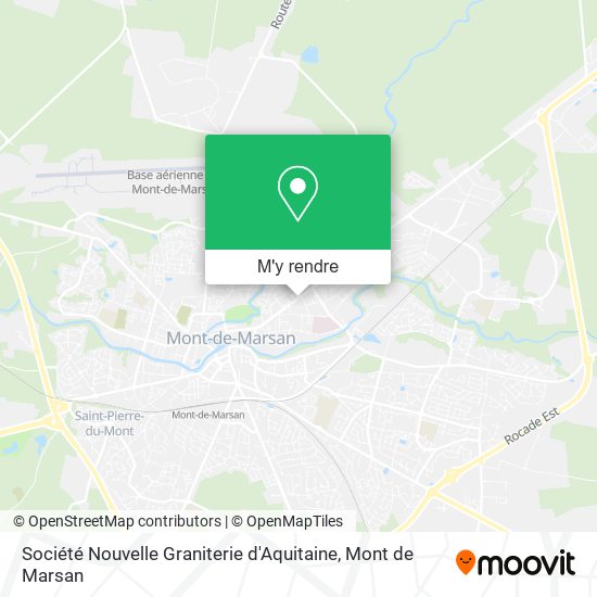 Société Nouvelle Graniterie d'Aquitaine plan