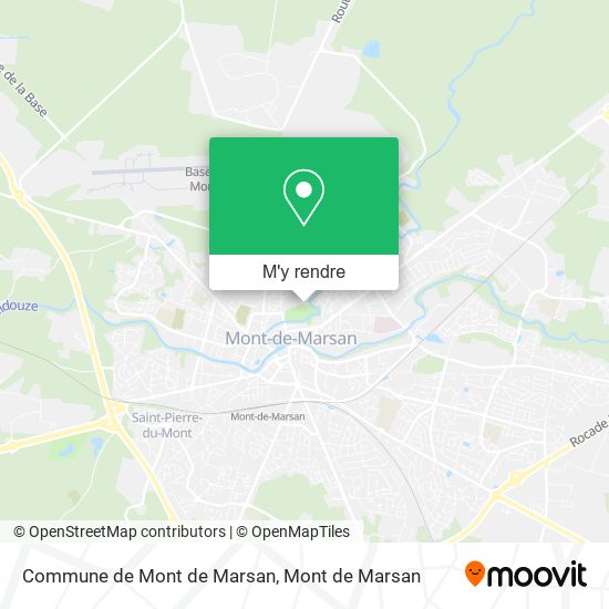 Commune de Mont de Marsan plan