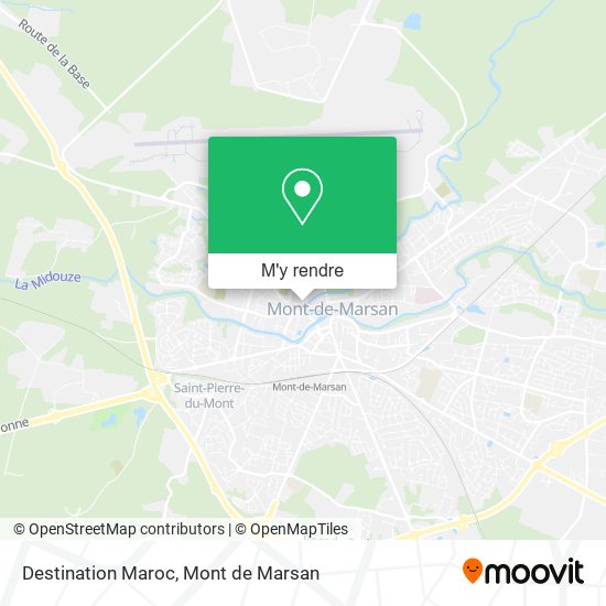 Destination Maroc plan