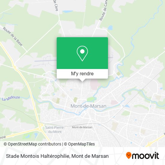 Stade Montois Haltérophilie plan