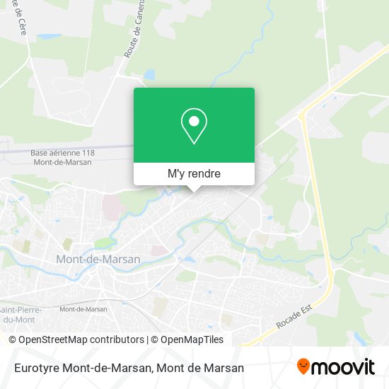 Eurotyre Mont-de-Marsan plan