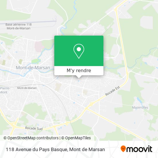 118 Avenue du Pays Basque plan
