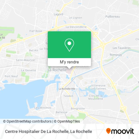 Centre Hospitalier De La Rochelle plan