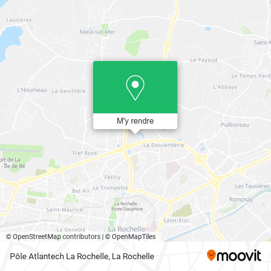 Pôle Atlantech La Rochelle plan