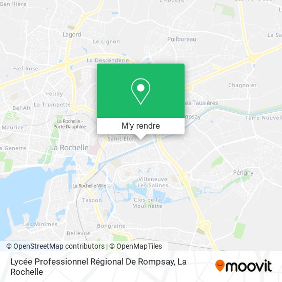 Lycée Professionnel Régional De Rompsay plan