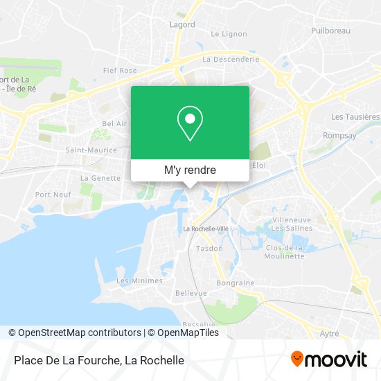 Place De La Fourche plan