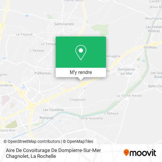 Aire De Covoiturage De Dompierre-Sur-Mer Chagnolet plan