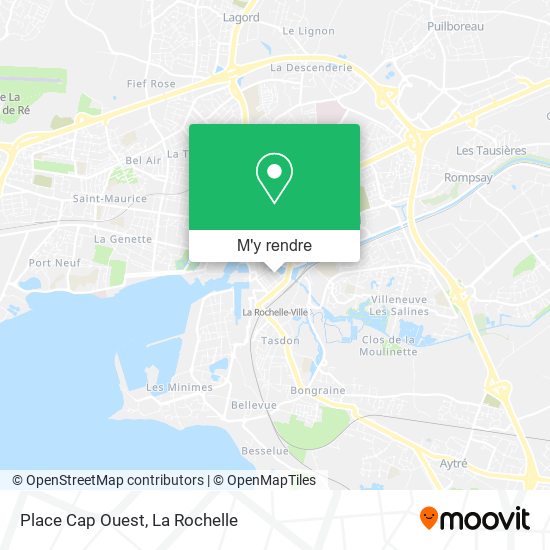 Place Cap Ouest plan