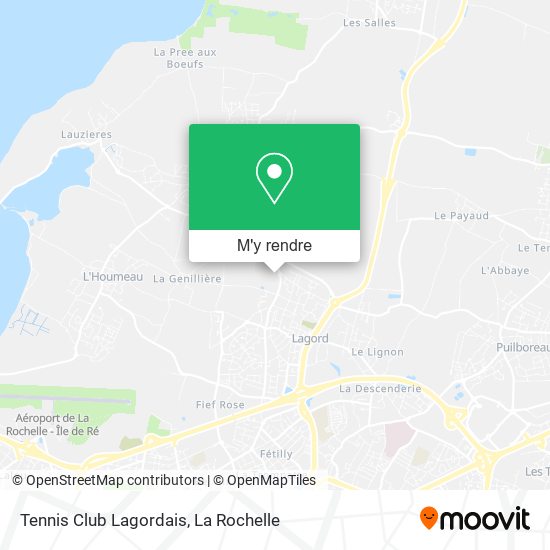Tennis Club Lagordais plan