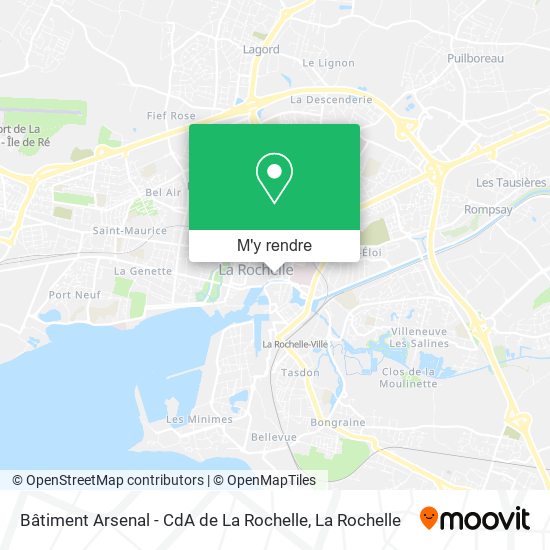 Bâtiment Arsenal - CdA de La Rochelle plan