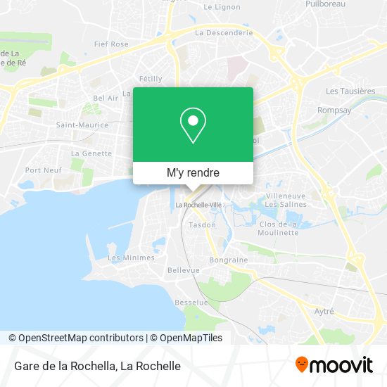 Gare de la Rochella plan