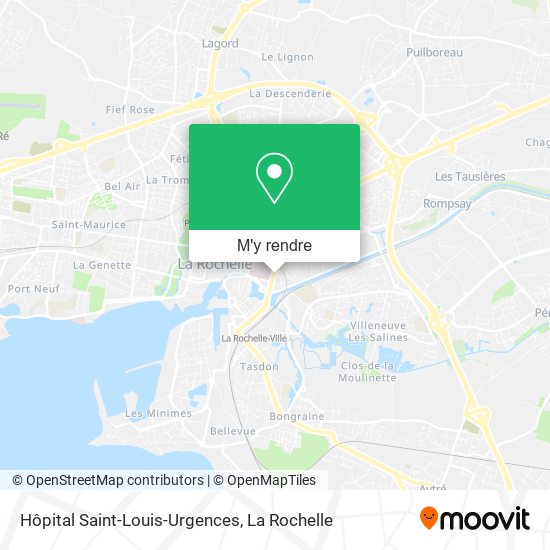 Hôpital Saint-Louis-Urgences plan