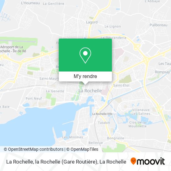 La Rochelle, la Rochelle (Gare Routière) plan
