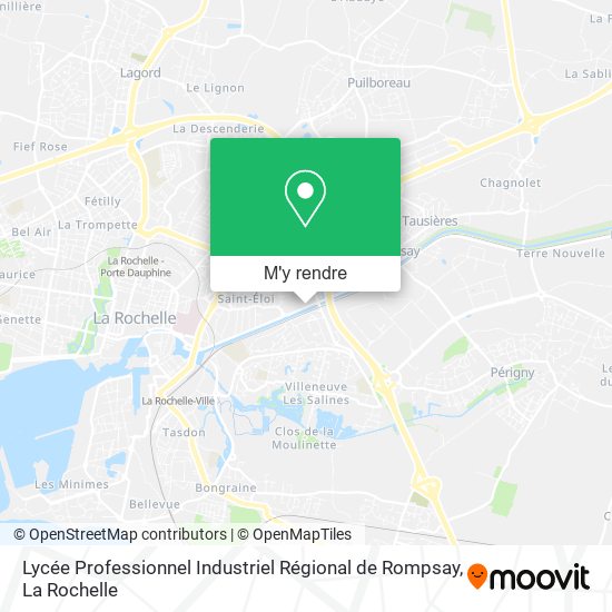 Lycée Professionnel Industriel Régional de Rompsay plan