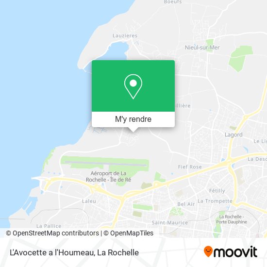 L'Avocette a l'Houmeau plan