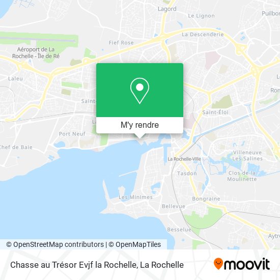 Chasse au Trésor Evjf la Rochelle plan