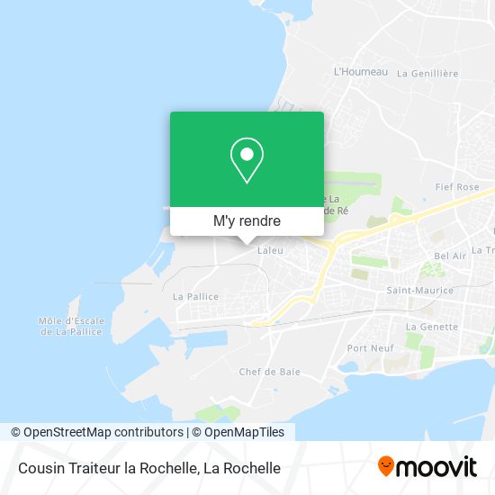 Cousin Traiteur la Rochelle plan