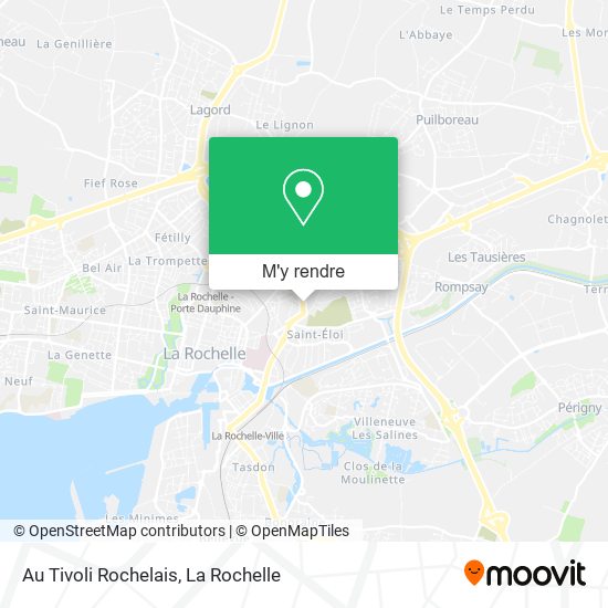 Au Tivoli Rochelais plan