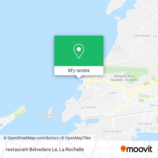 restaurant Belvedere Le plan