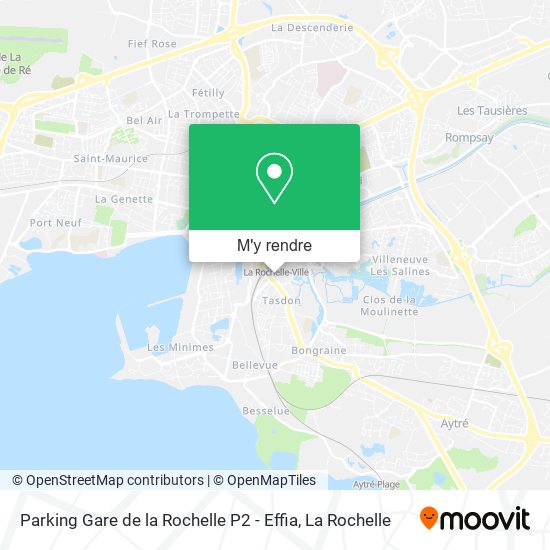 Parking Gare de la Rochelle P2 - Effia plan