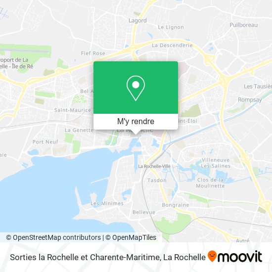 Sorties la Rochelle et Charente-Maritime plan