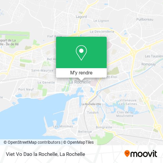 Viet Vo Dao la Rochelle plan