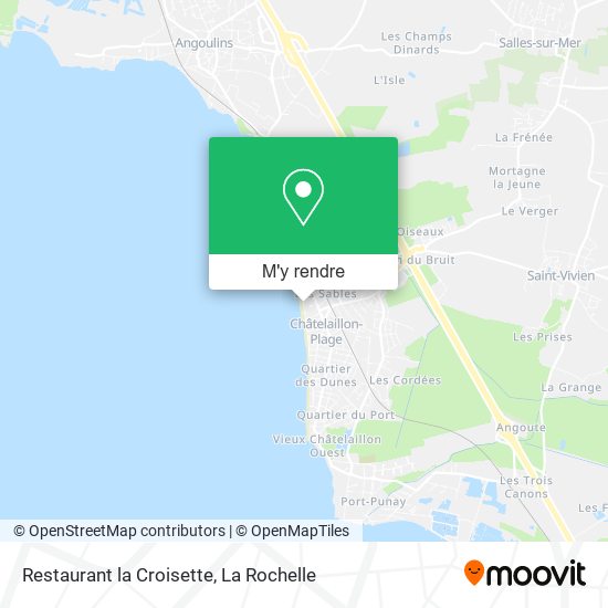 Restaurant la Croisette plan