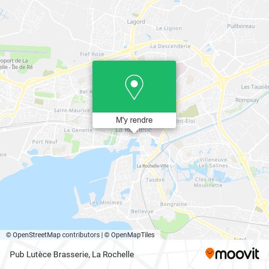 Pub Lutèce Brasserie plan