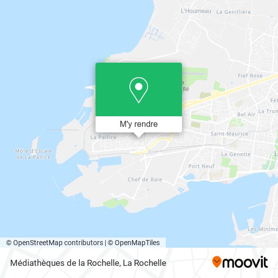 Médiathèques de la Rochelle plan