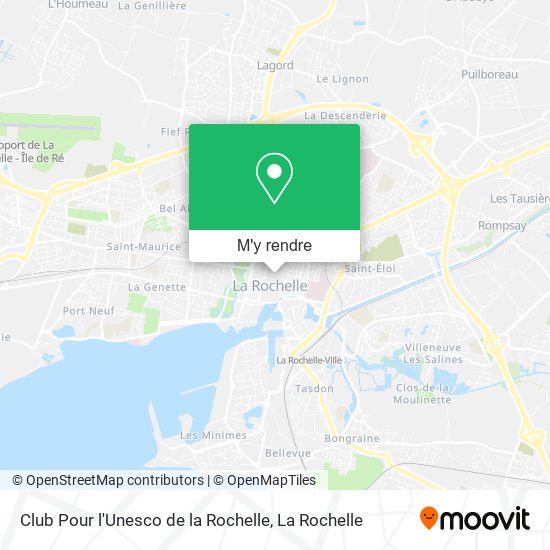 Club Pour l'Unesco de la Rochelle plan