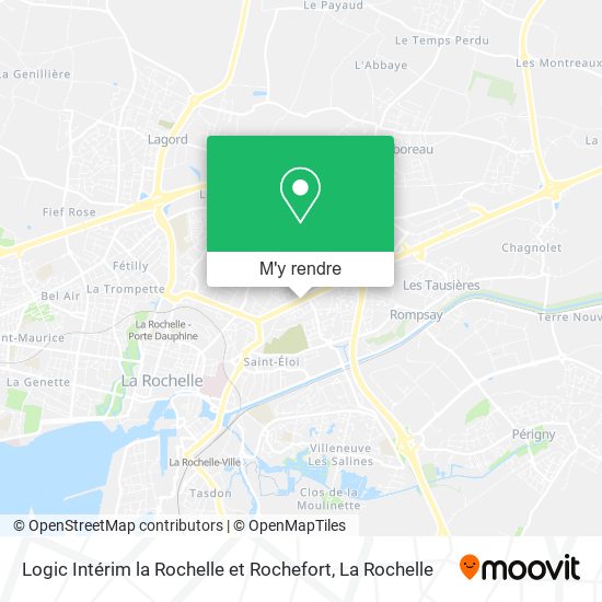 Logic Intérim la Rochelle et Rochefort plan