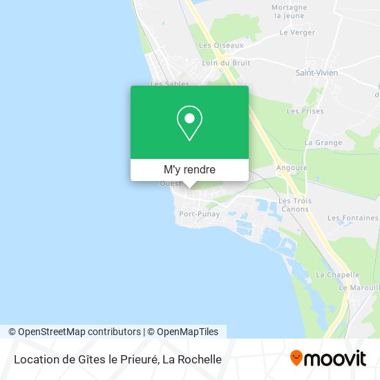 Location de Gîtes le Prieuré plan