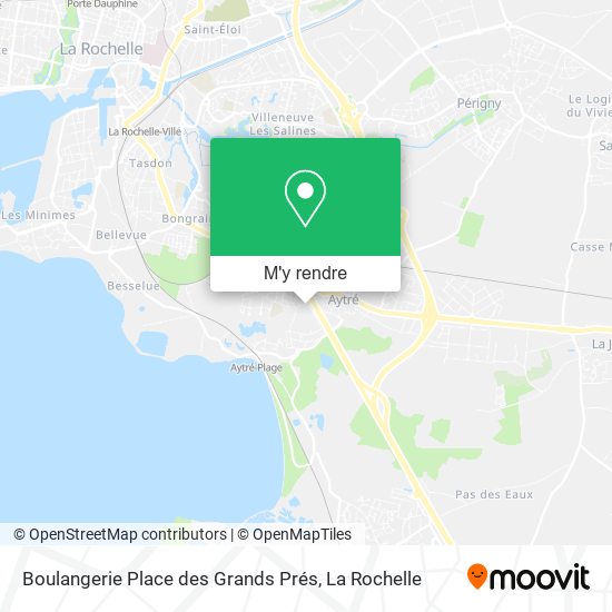 Boulangerie Place des Grands Prés plan