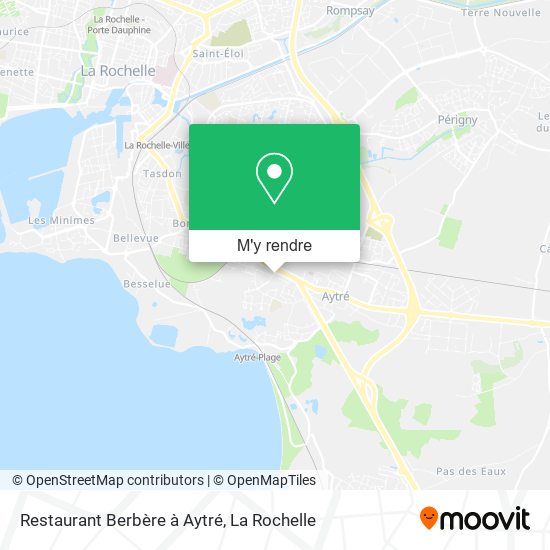 Restaurant Berbère à Aytré plan