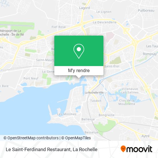 Le Saint-Ferdinand Restaurant plan
