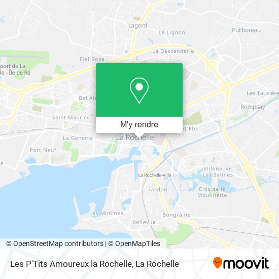 Les P'Tits Amoureux la Rochelle plan