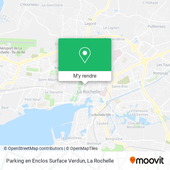 Parking en Enclos Surface Verdun plan