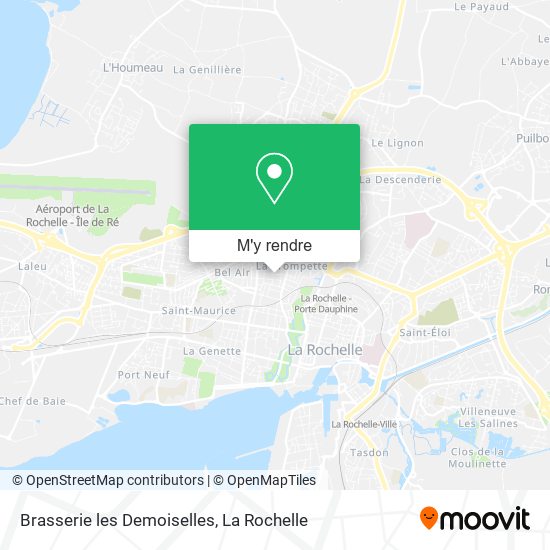 Brasserie les Demoiselles plan