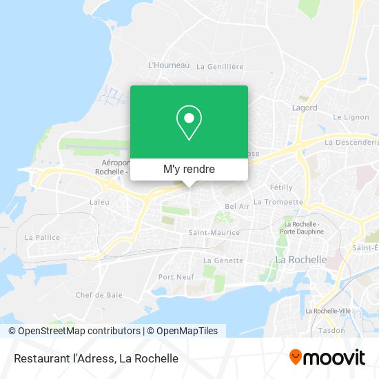 Restaurant l'Adress plan
