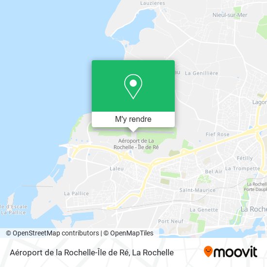 Aéroport de la Rochelle-Île de Ré plan