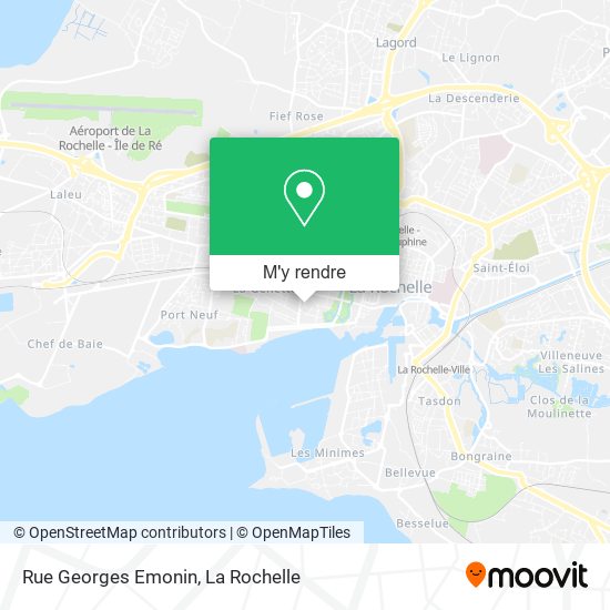 Rue Georges Emonin plan