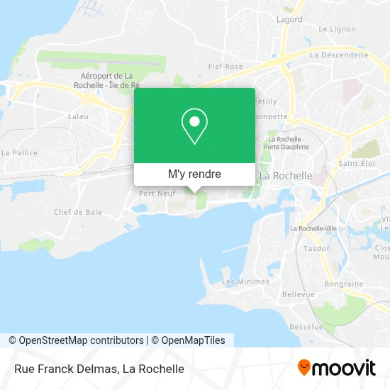 Rue Franck Delmas plan