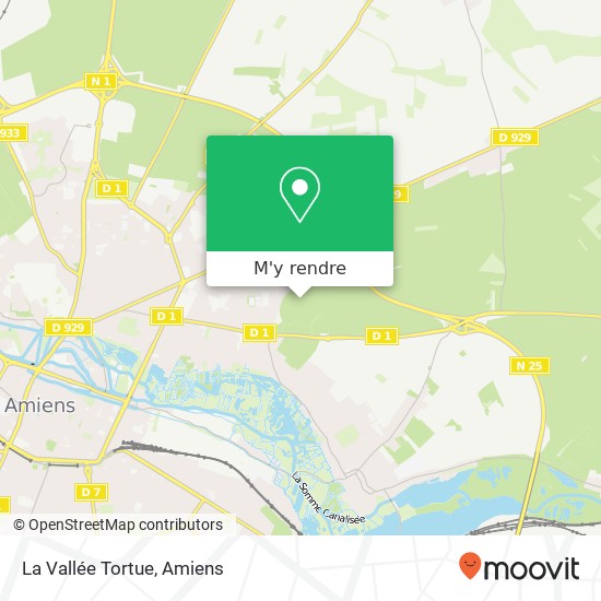 La Vallée Tortue plan