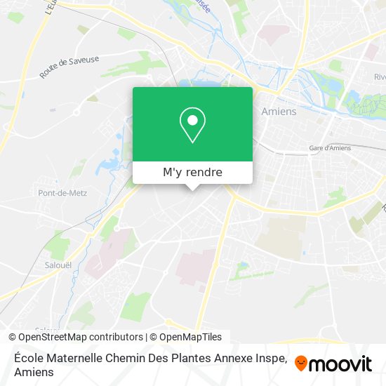 École Maternelle Chemin Des Plantes Annexe Inspe plan