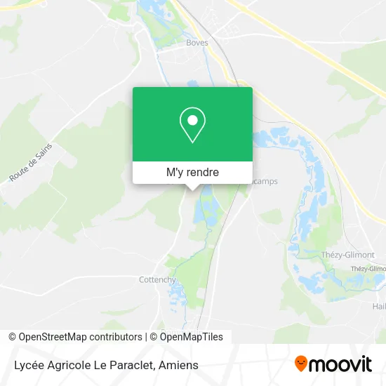Lycée Agricole Le Paraclet plan