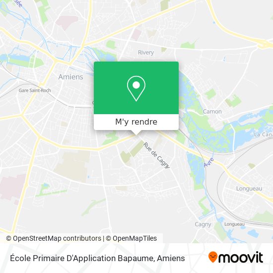 École Primaire D'Application Bapaume plan