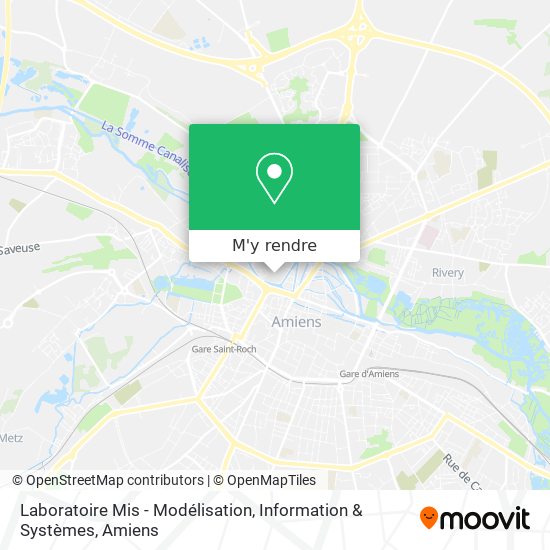 Laboratoire Mis - Modélisation, Information & Systèmes plan
