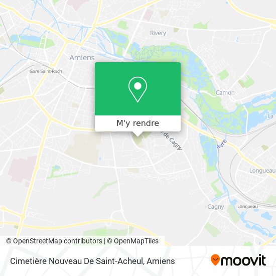 Cimetière Nouveau De Saint-Acheul plan