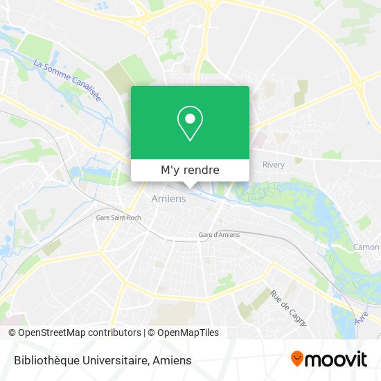 Bibliothèque Universitaire plan