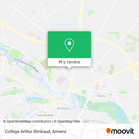 Collège Arthur Rimbaud plan